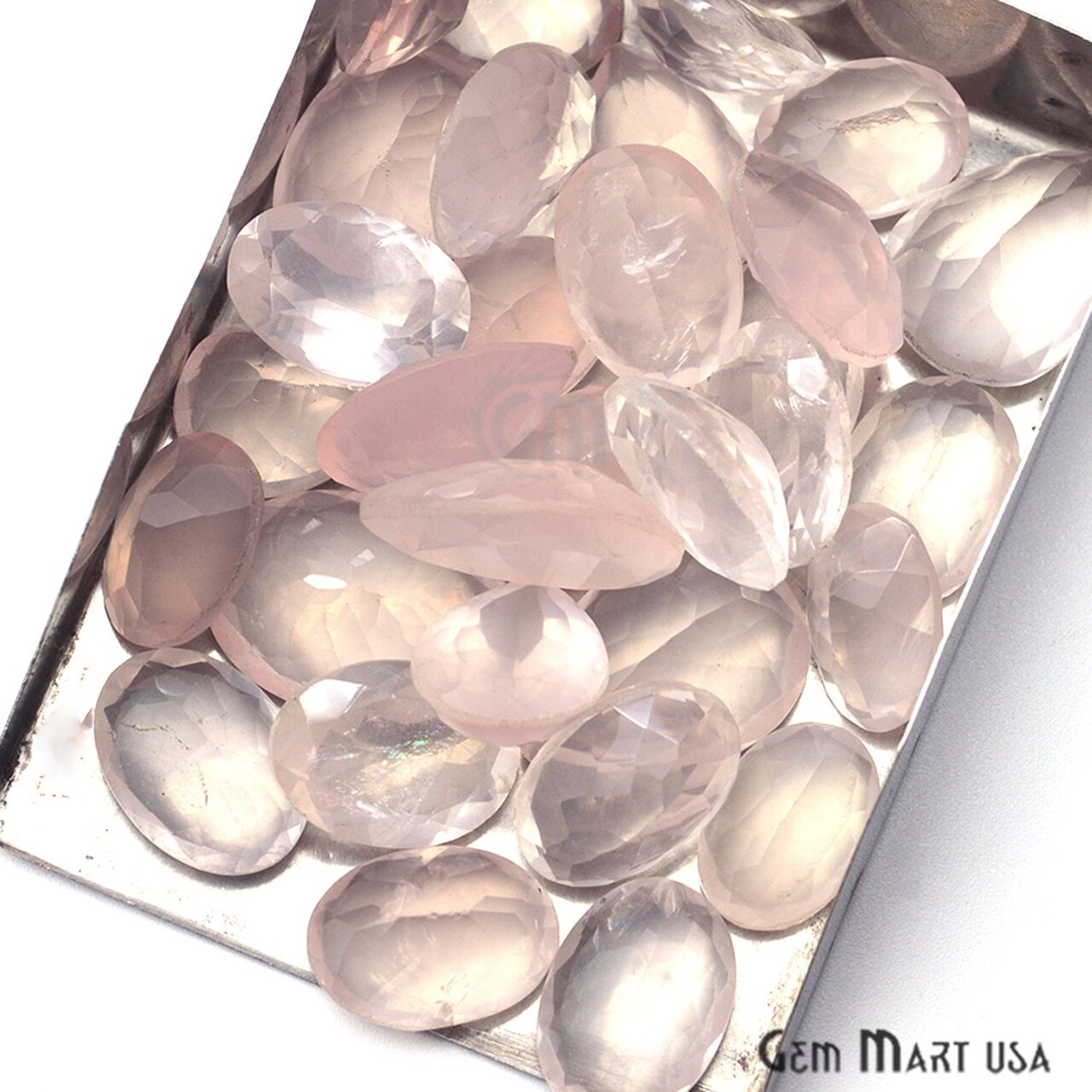 Mixed Gemstone, 100% Natural Semi Precious Gems, Faceted Loose Gems, 10-20mm, Mixed, 100 Carats, GemMartUSA (60010)